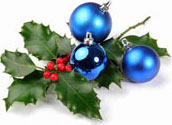 Holiday Greens and Ornaments 