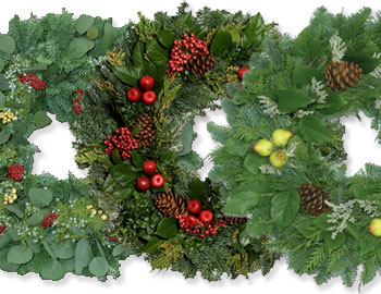 Christmas Wreaths - Trufel collage